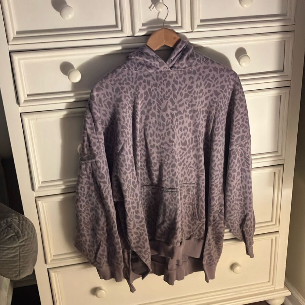 purple hoodie